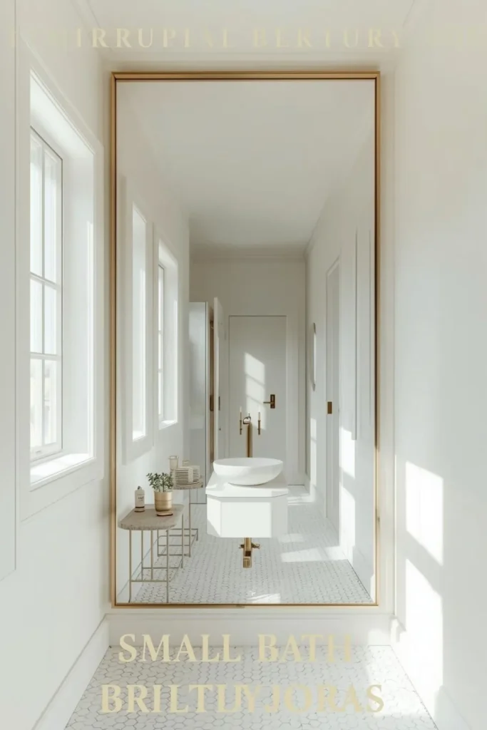 Aesthetic Small Bathroom Mirror Ideas To Brighten The Space