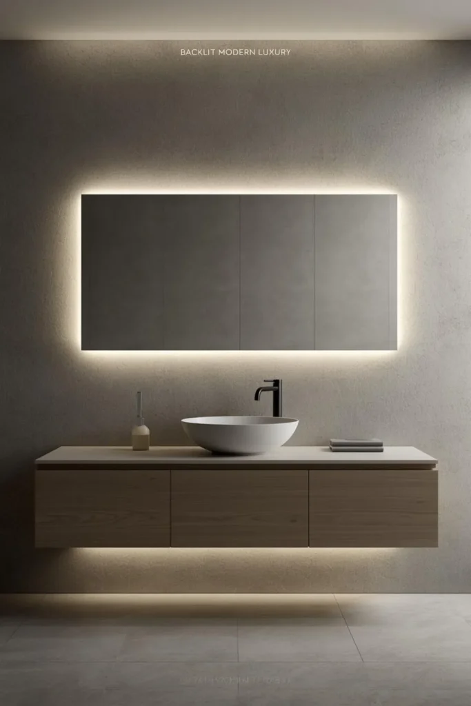Backlit Bathroom Mirror Ideas For Modern Appeal