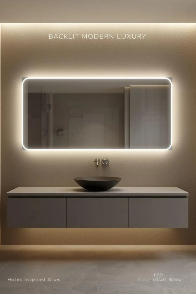 Backlit Bathroom Mirror Ideas For Modern Appeal