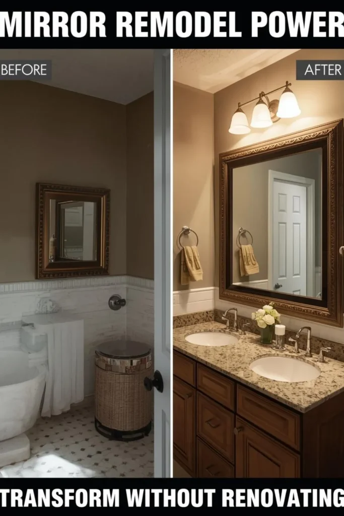 Bathroom Remodel Mirror Ideas To Transform The Room