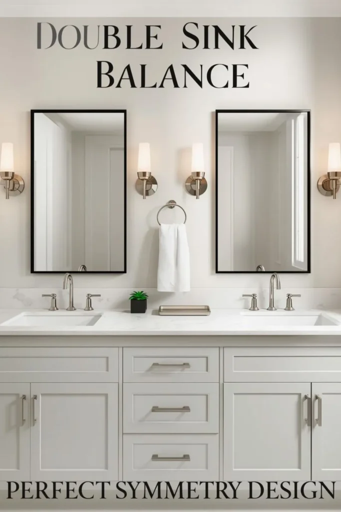 Double Sink Bathroom Mirror Ideas