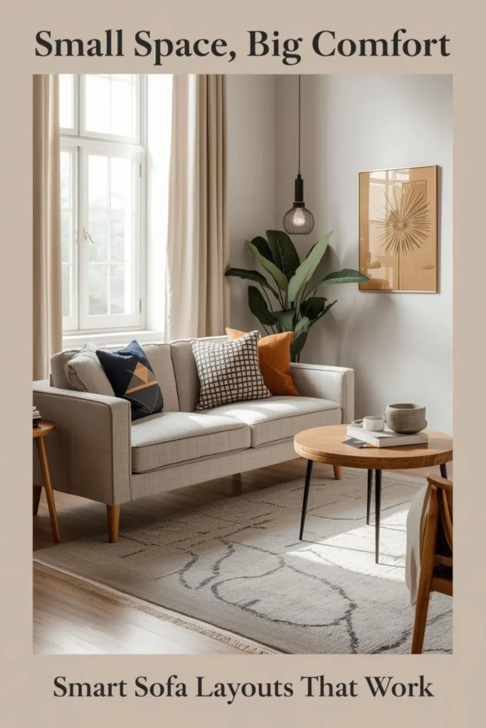 Sofa Set Ideas For Small Living Room To Maximize Comfort (1)