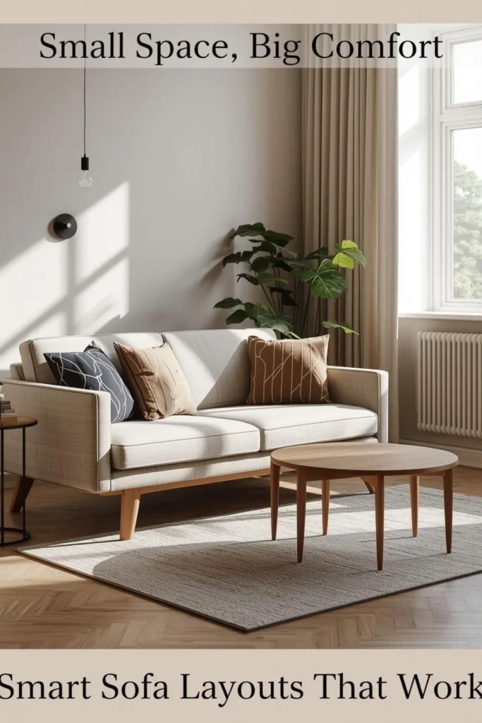 Sofa Set Ideas For Small Living Room To Maximize Comfort (1)