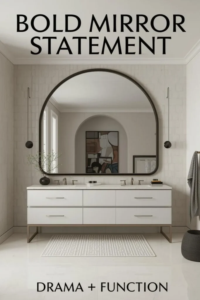Statement Bathroom Mirror Ideas That Stand Out