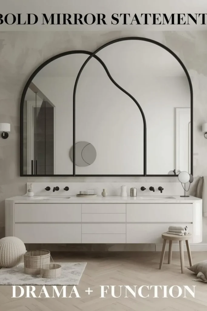 Statement Bathroom Mirror Ideas That Stand Out