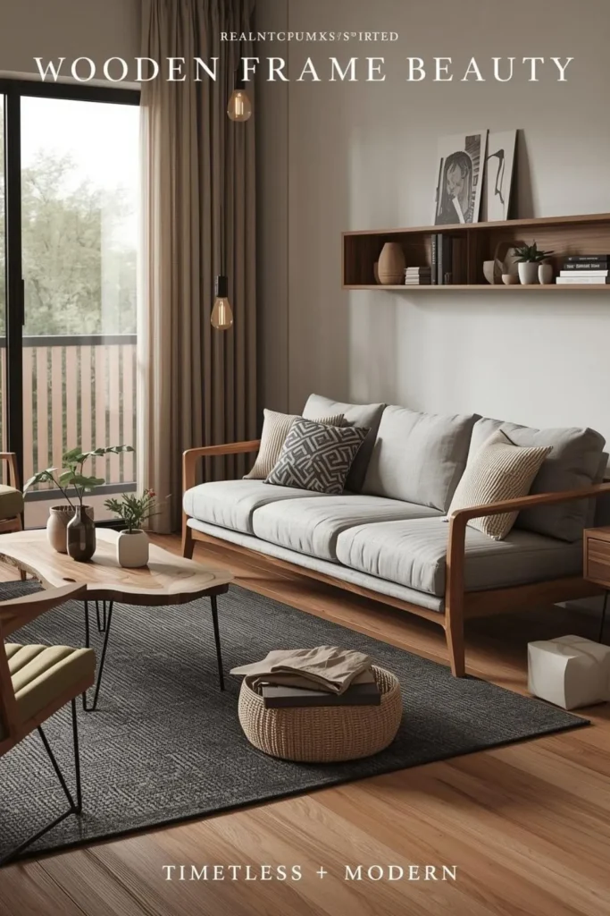 Wooden Sofa Set Designs Modern Living Room Ideas For Timeless Warmth (1)