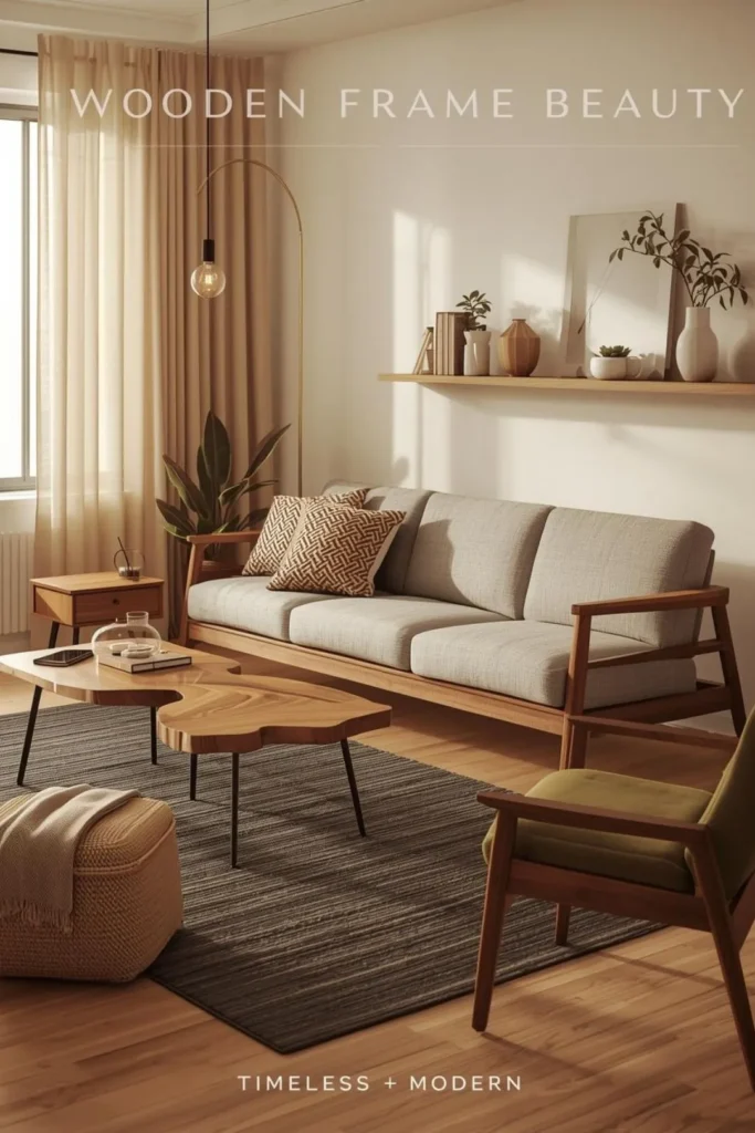 Wooden Sofa Set Designs Modern Living Room Ideas For Timeless Warmth (1)