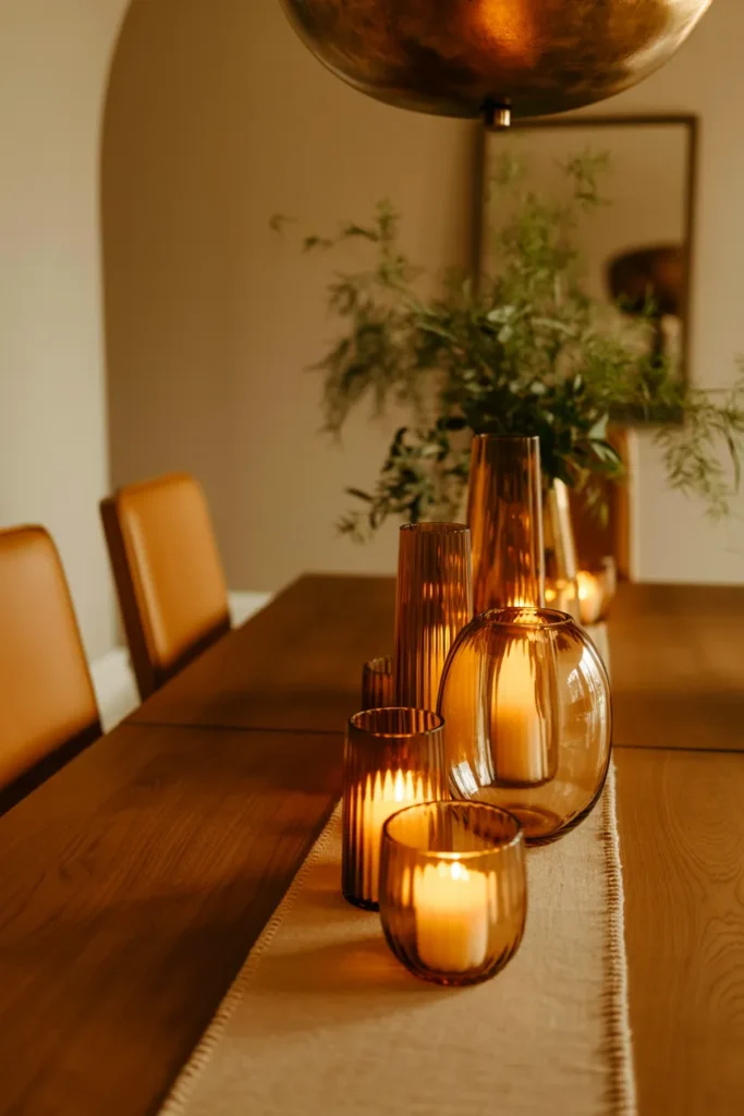 Amber Glass Decor