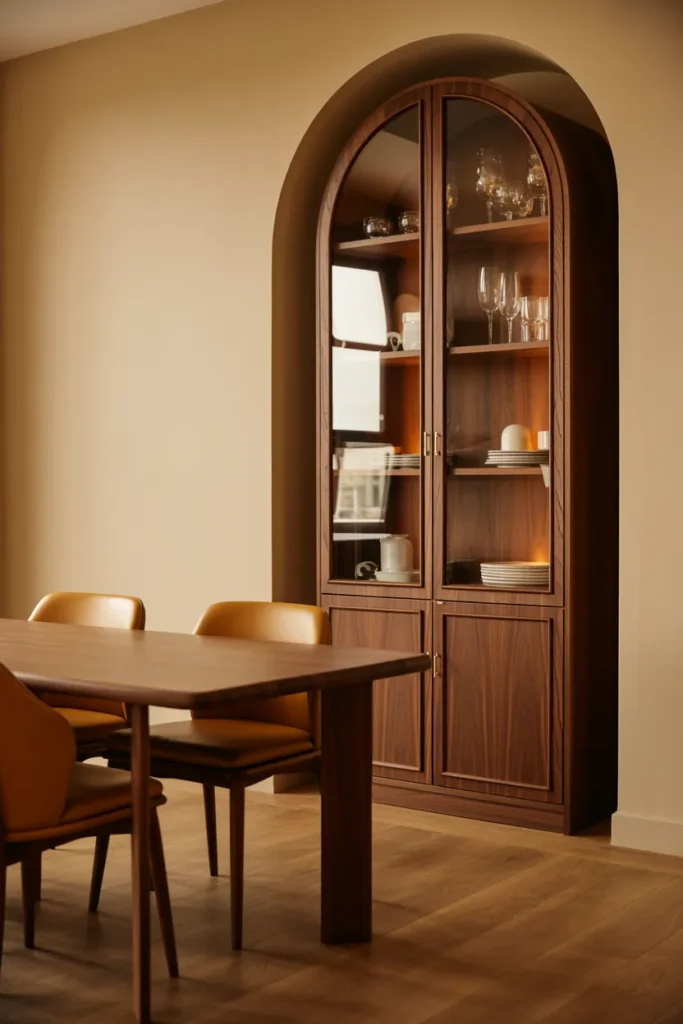 Arched Display Cabinet