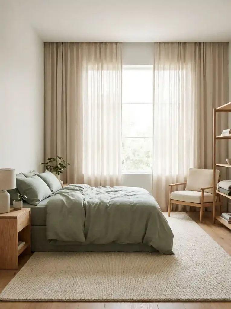 Beige Linen Curtains