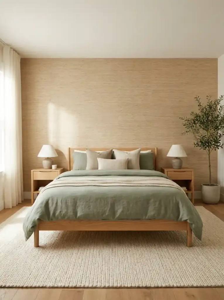Beige Textured Wallpaper