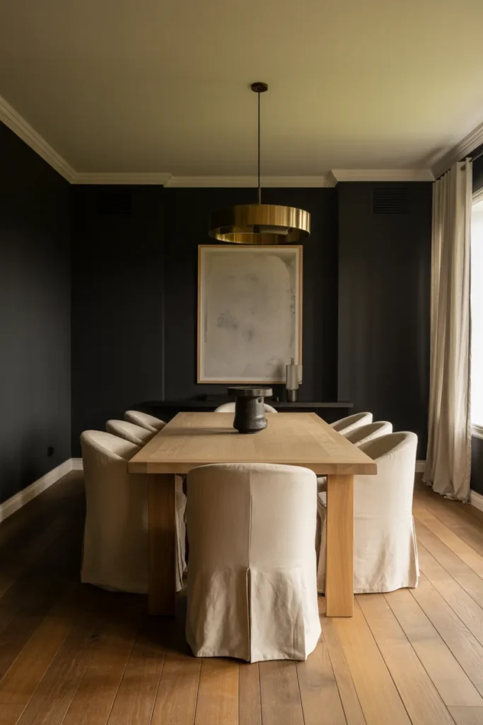 Black Accent Wall