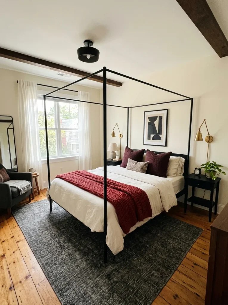 Black Canopy Bed