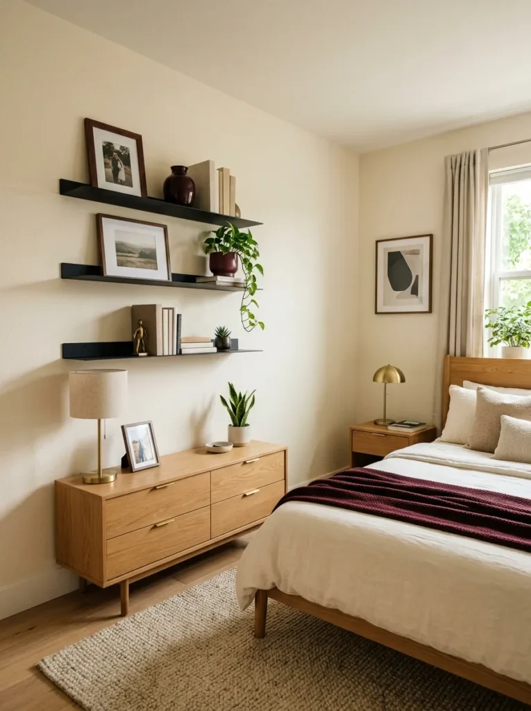 Black Floating Shelves