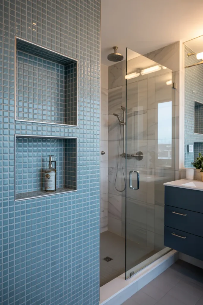 Blue Mosaic Niche