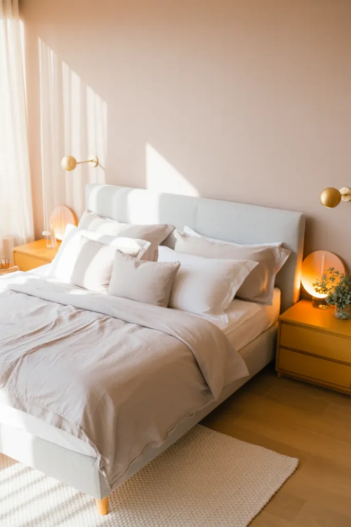 Blush Accent Wall