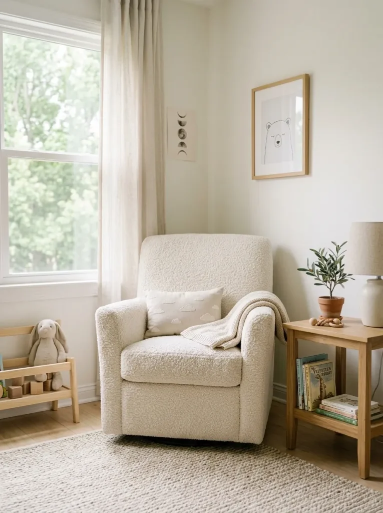Boucle Accent Chair