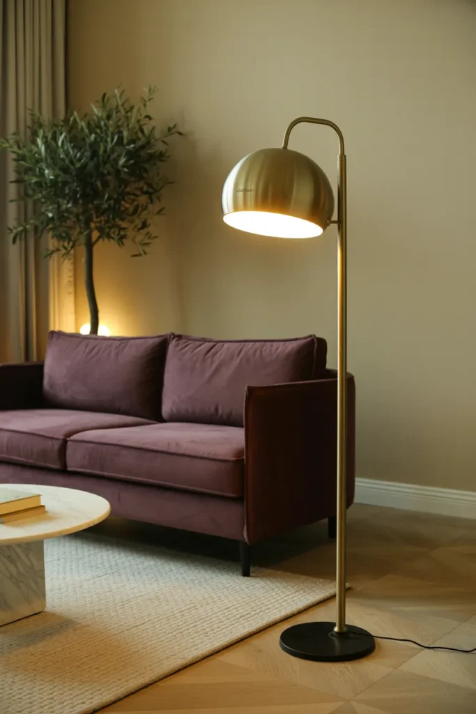 Brass Floor Lamp