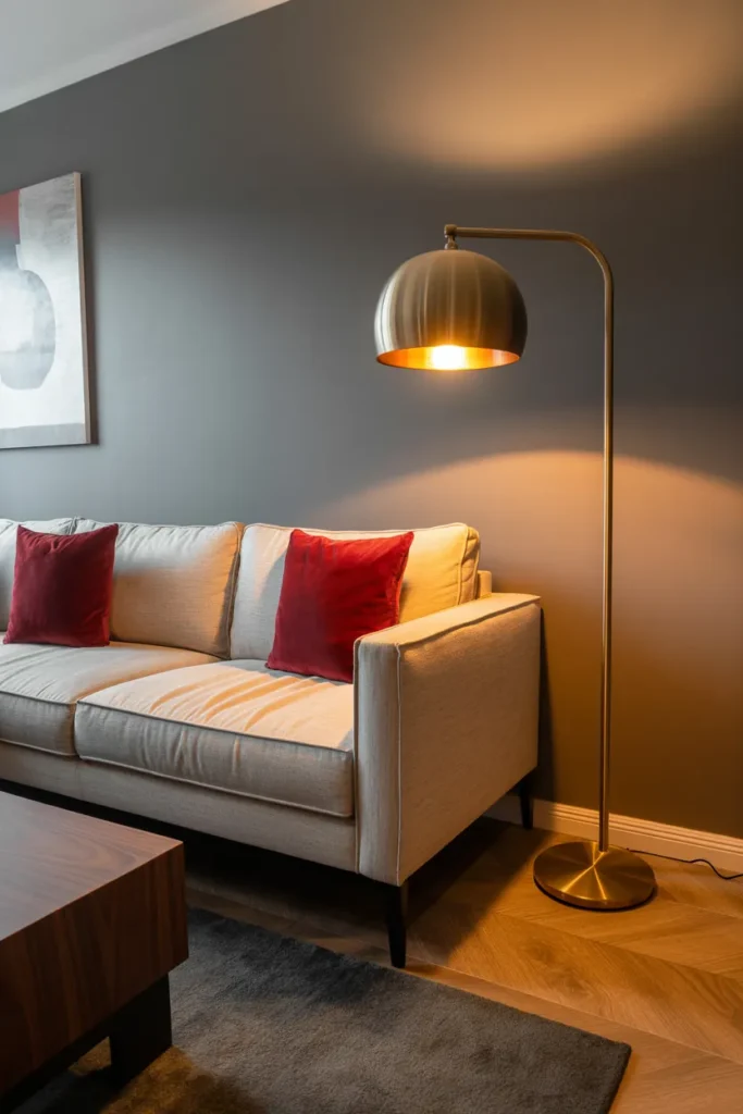 Brass Floor Lamp