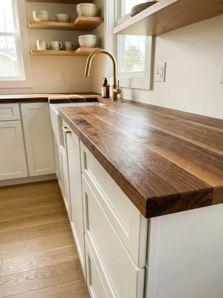 Brown Wood Countertops