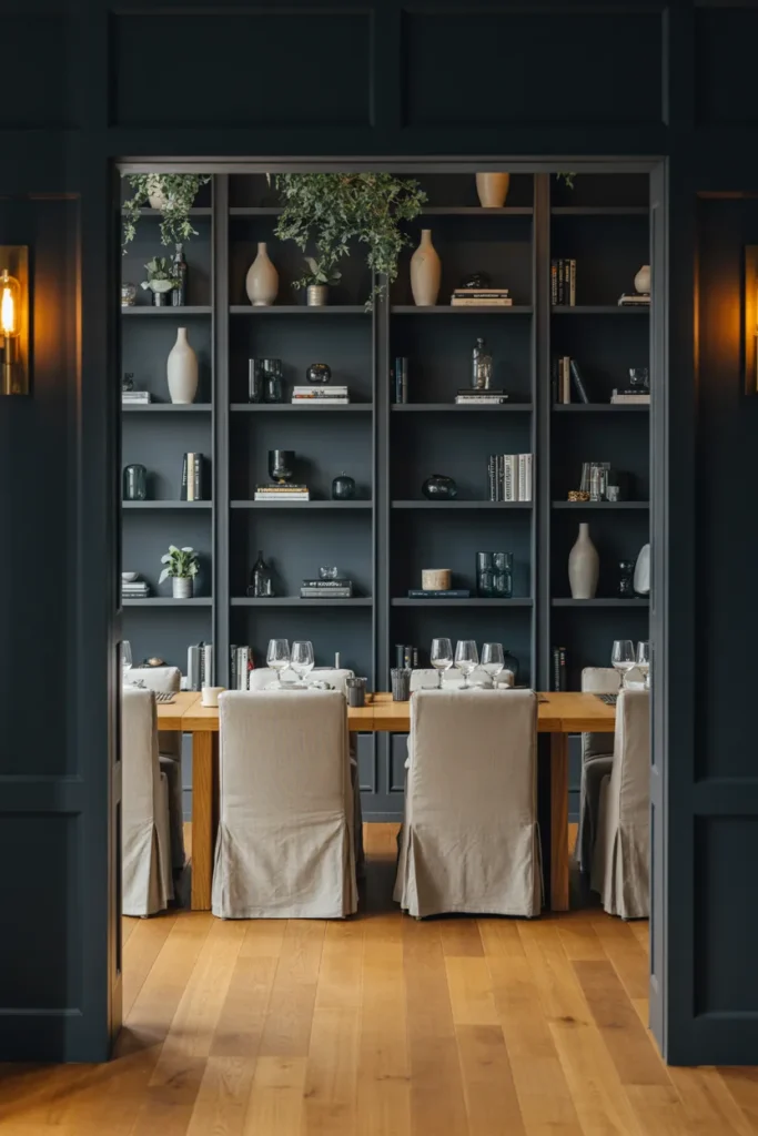 Built-In Display Shelves