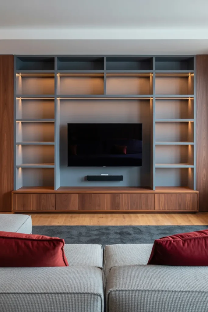 Built-In Media Wall