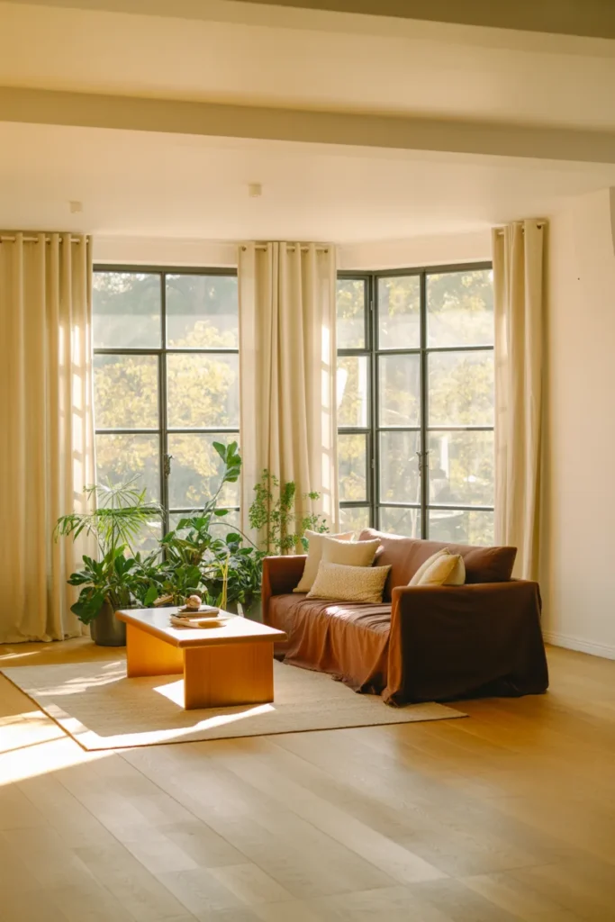 Cream Linen Curtains