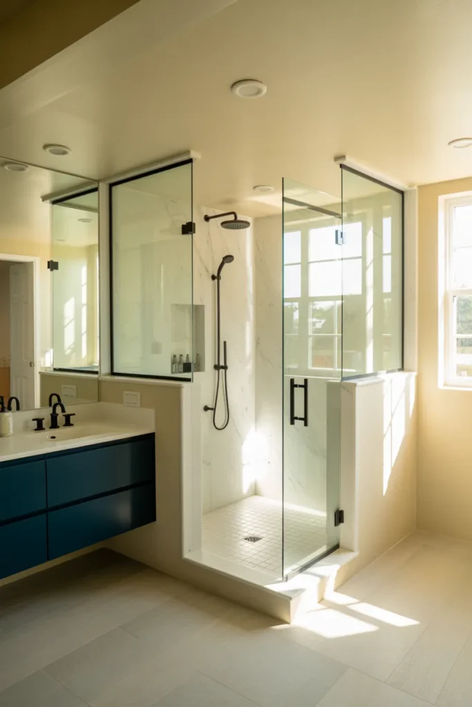 Frameless Glass Shower