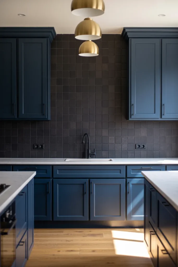 Geometric Tile Backsplash