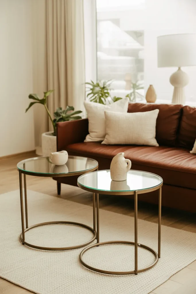 Glass Side Tables