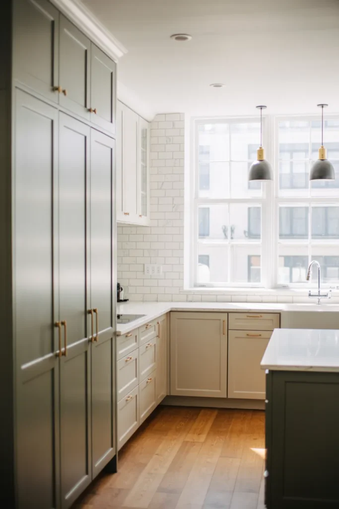 Gray Pantry Doors
