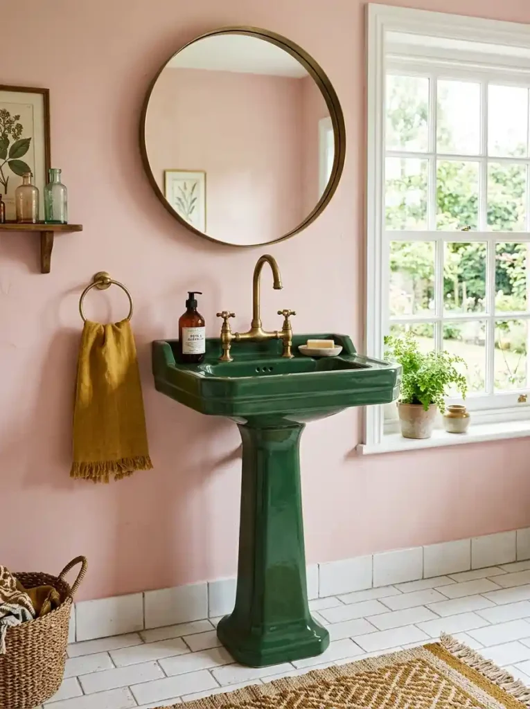 Green Ceramic Sink