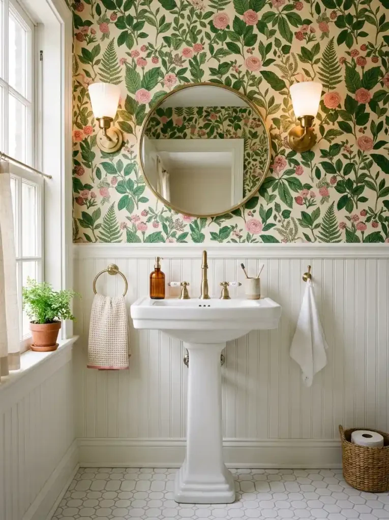 Green and Pink Wallpaper
