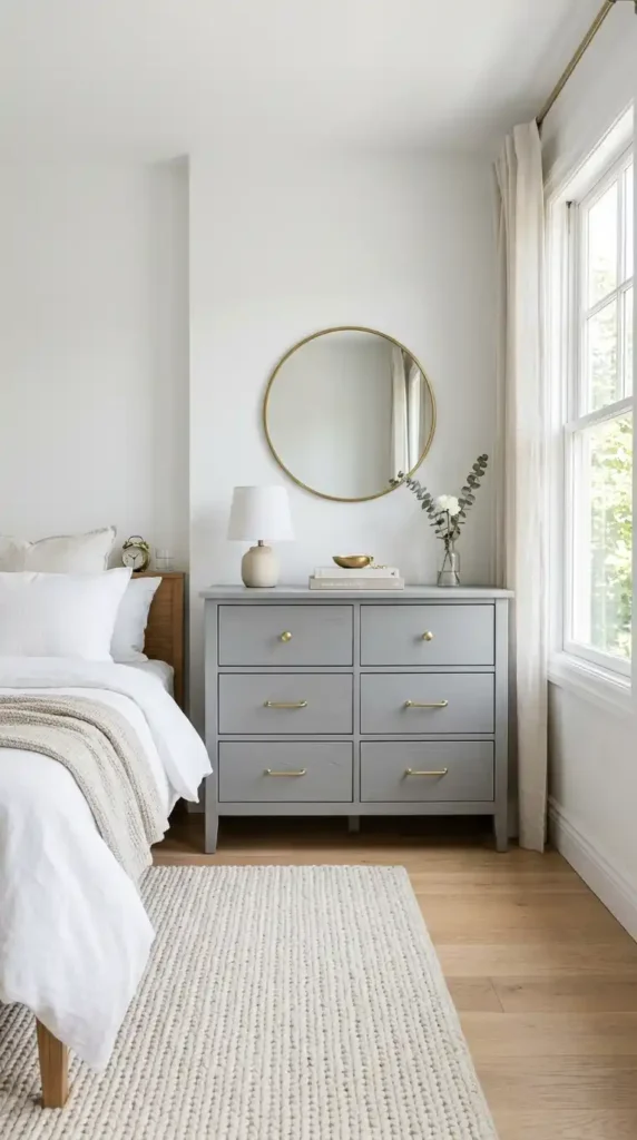 Grey Wood Dresser