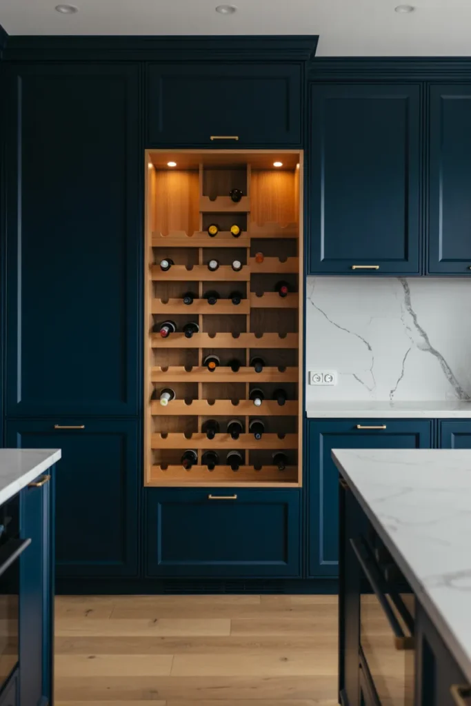 Integrated Wine Rack