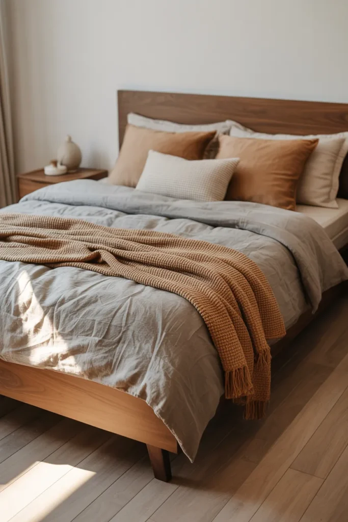 Layered Linen Bedding