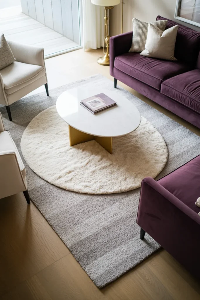 Layered Neutral Rugs