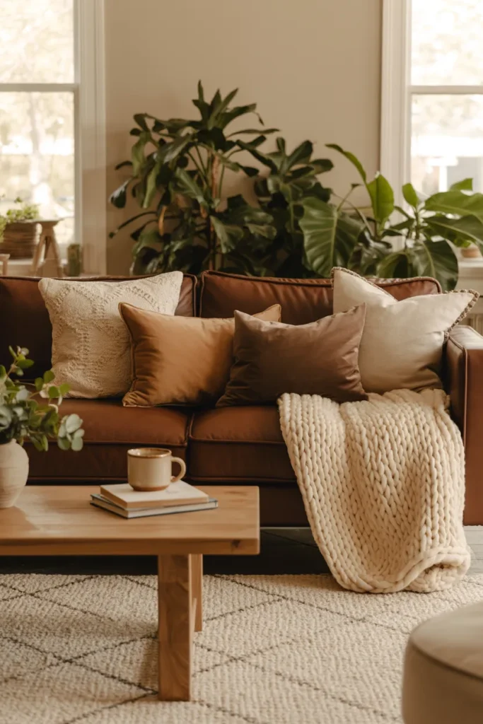 Layered Throw Pillows