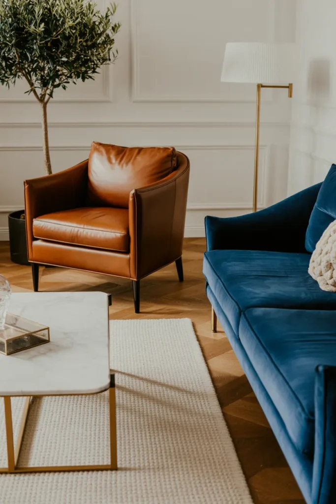 Leather Accent Chair