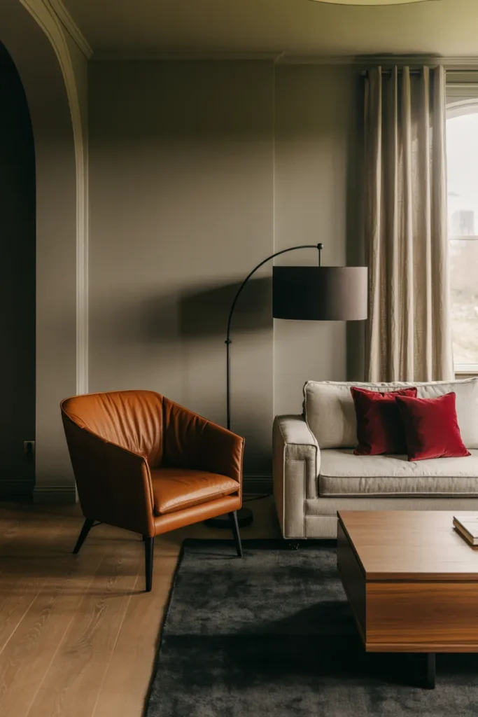 Leather Accent Chair
