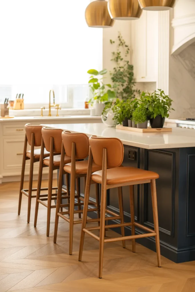 Leather Bar Stools