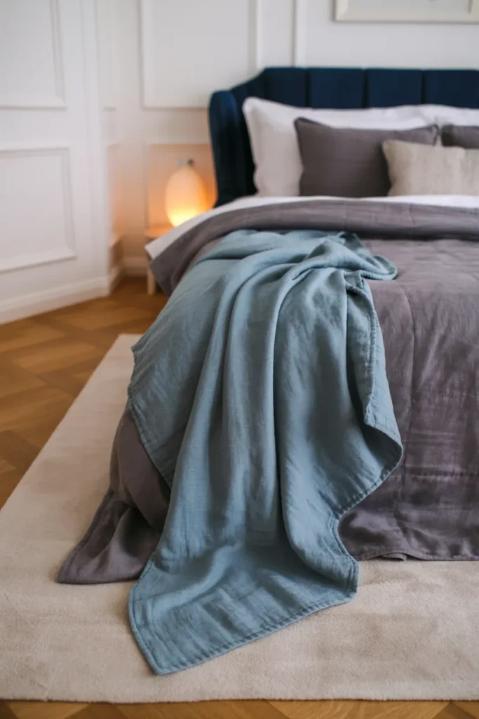 Linen Throw Blanket
