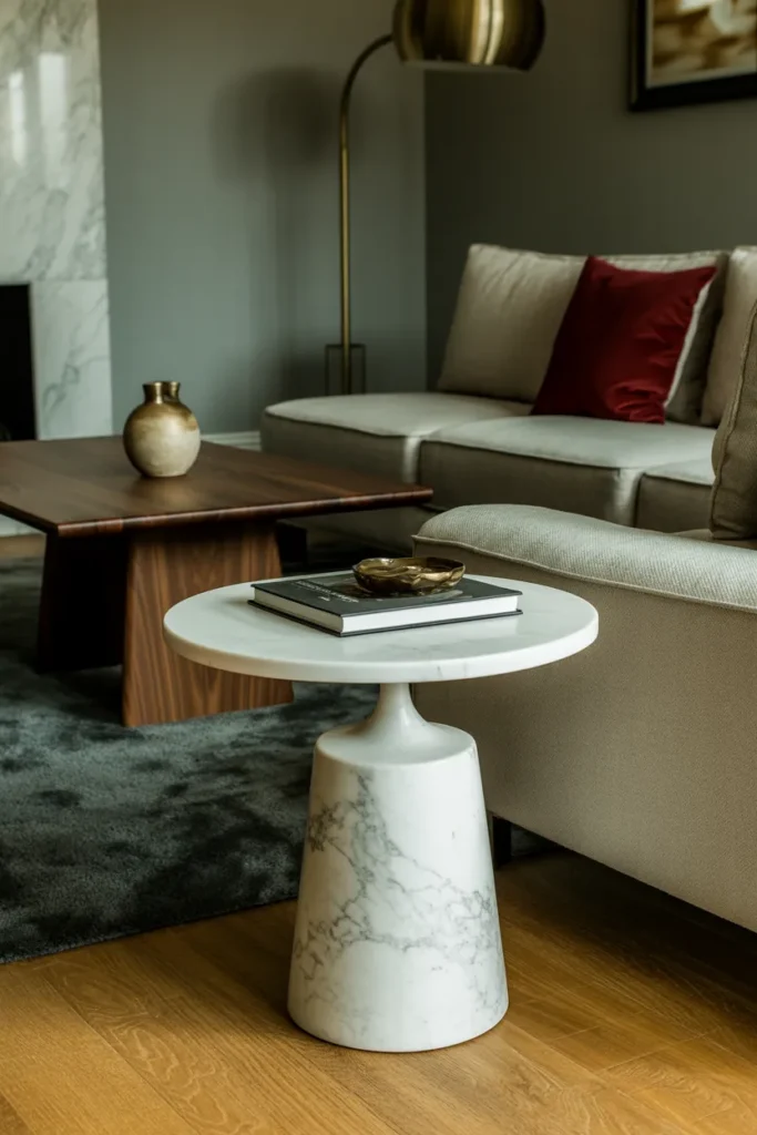 Marble Side Table