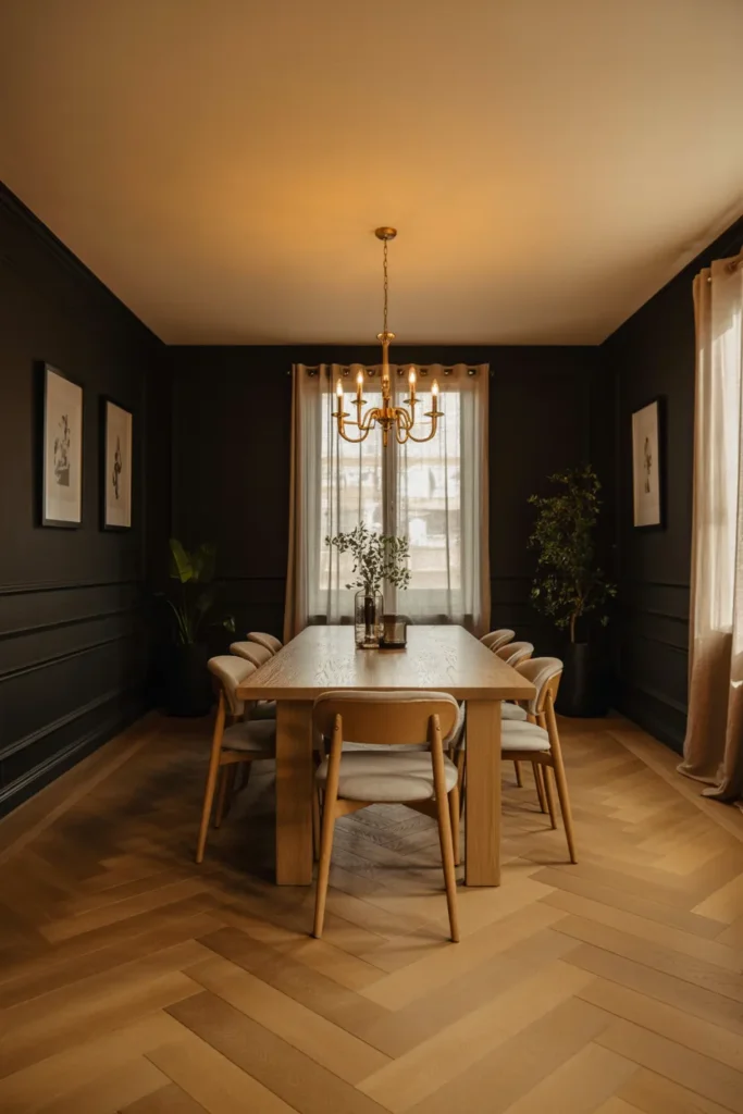 Matte Black Walls