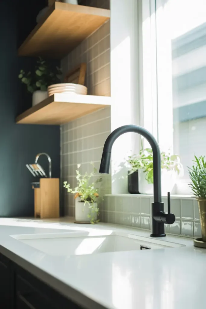 Minimal Black Faucet