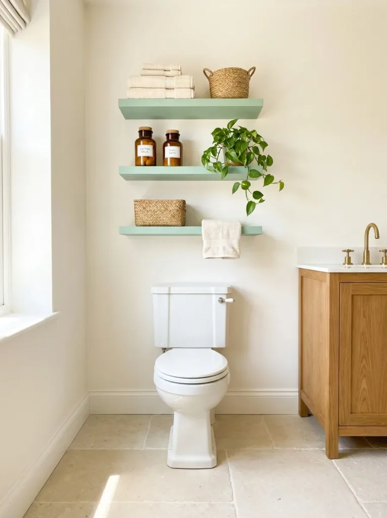 Mint Floating Shelves