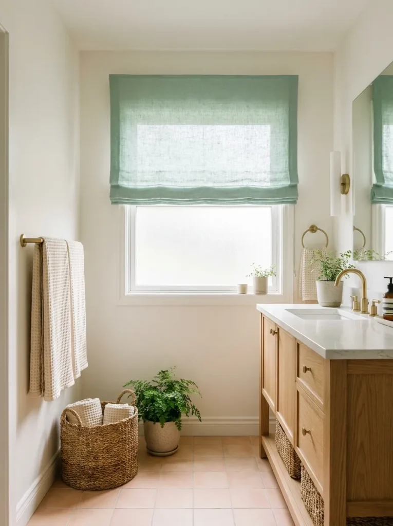 Mint Roman Shade