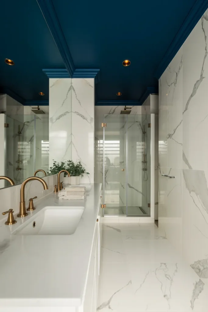 Navy Ceiling Paint