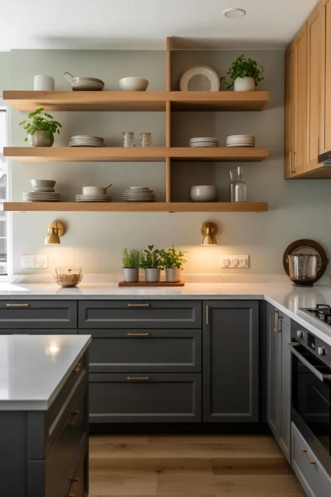 Oak Floating Shelves