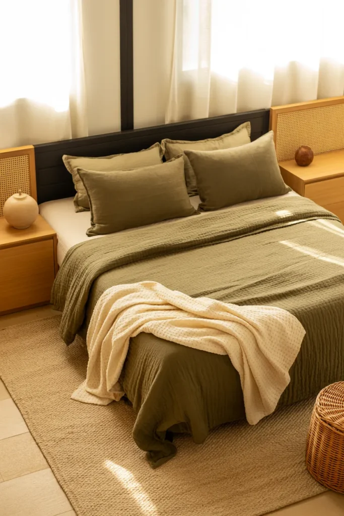 Olive Linen Layers
